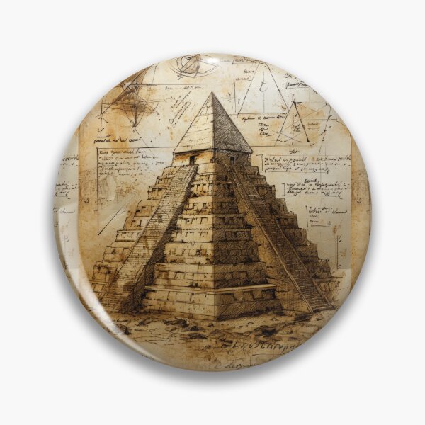 Artikelvorschau, Geheimnisvolle Pyramiden im Architektur-Skizzen-Stil entworfen und verkauft von Piotrek0001.
