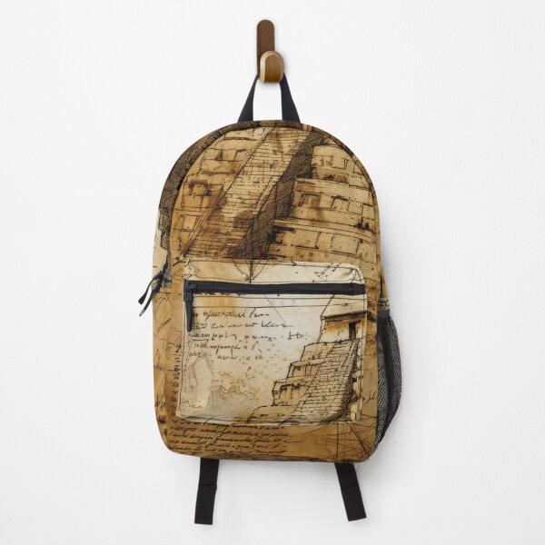 Item preview, Mysterious pyramids in architectural sketch style designed and sold by Piotrek0001.