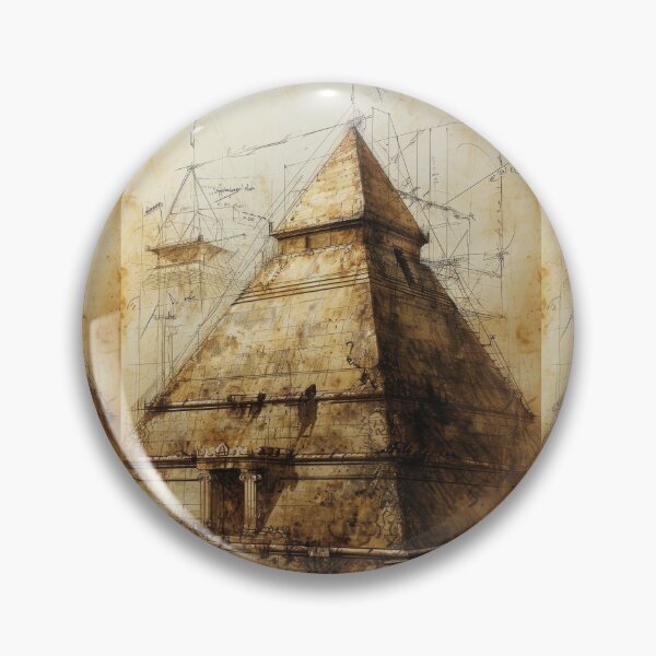 Artikelvorschau, Geheimnisvolle Pyramiden im Architektur-Skizzen-Stil entworfen und verkauft von Piotrek0001.