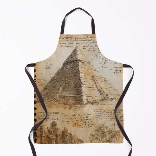 Item preview, Mysterious pyramids in architectural sketch style designed and sold by Piotrek0001.