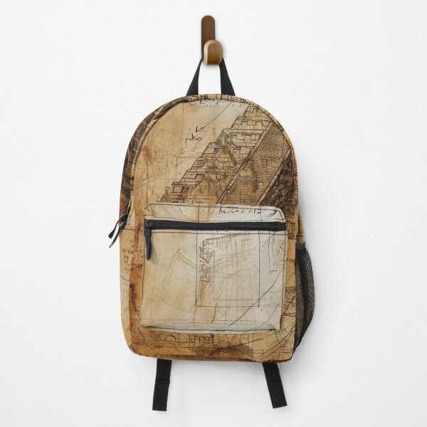 Item preview, Mysterious pyramids in architectural sketch style designed and sold by Piotrek0001.