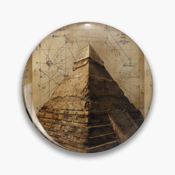 Artikelvorschau, Geheimnisvolle Pyramiden im Architektur-Skizzen-Stil entworfen und verkauft von Piotrek0001.
