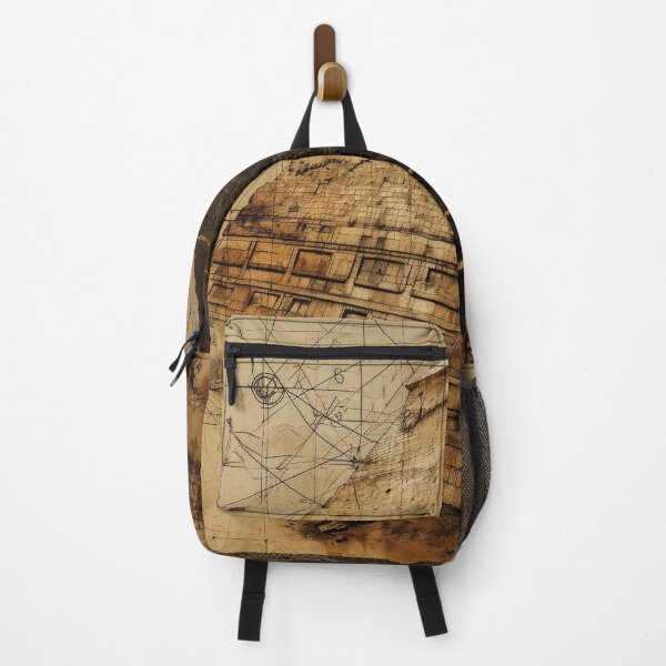 Item preview, Mysterious pyramids in architectural sketch style designed and sold by Piotrek0001.