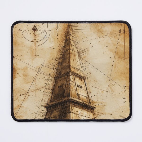 Item preview, Mysterious pyramids in architectural sketch style designed and sold by Piotrek0001.