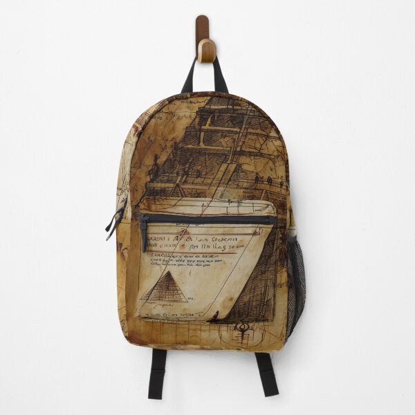 Item preview, Mysterious pyramids in architectural sketch style designed and sold by Piotrek0001.