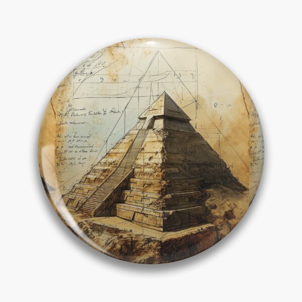 Artikelvorschau, Geheimnisvolle Pyramiden im Architektur-Skizzen-Stil entworfen und verkauft von Piotrek0001.