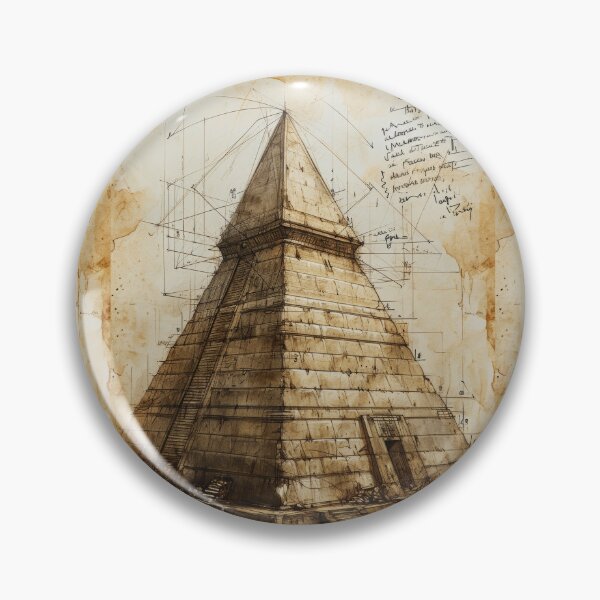 Artikelvorschau, Geheimnisvolle Pyramiden im Architektur-Skizzen-Stil entworfen und verkauft von Piotrek0001.