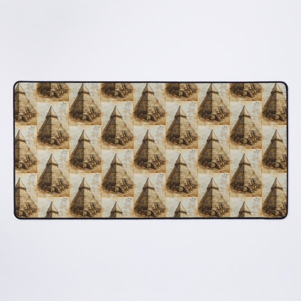 Item preview, Mysterious pyramids in architectural sketch style designed and sold by Piotrek0001.