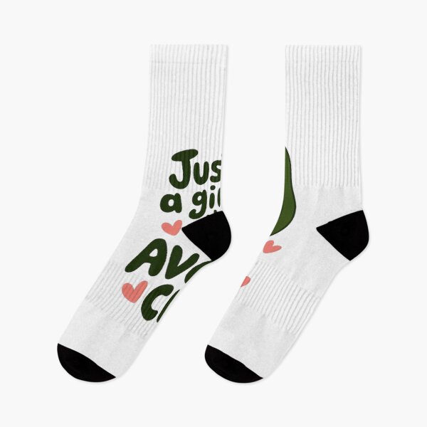 Artikelvorschau, Just a Girl with an Avocado Crush, Süßes T-Shirt mit Avocado-Grafik, lustiges Geschenk entworfen und verkauft von masteryStore.