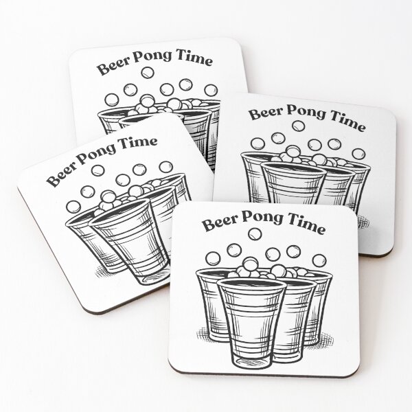 Item preview, Beer Pong Time Line Drawing designed and sold by GeoSketchWear.