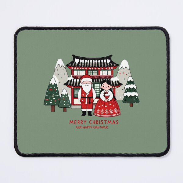 Item preview, Korean Christmas Santa Claus Korean Girl Hanbok designed and sold by HowToCanadian.
