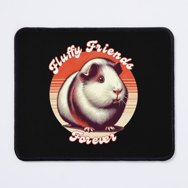 Item preview, Fluffy Friends Forever Retro Guinea Pig - Vintage Cavy Lover Design designed and sold by mARTaCreation.
