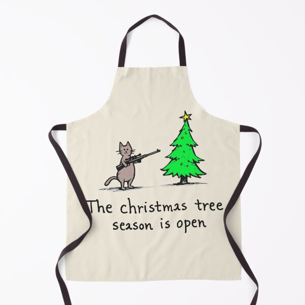 Item preview, Cat: The christmas tree season is open designed and sold by 2Blue-Dots.