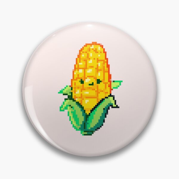 Item preview, Cute Corn pixel art  designed and sold by Artofmayara.