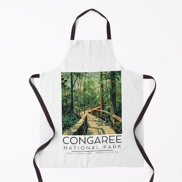 Item preview, A Vintage Illustration of Congaree National Park - South Carolina - US designed and sold by GoodOldVintage.