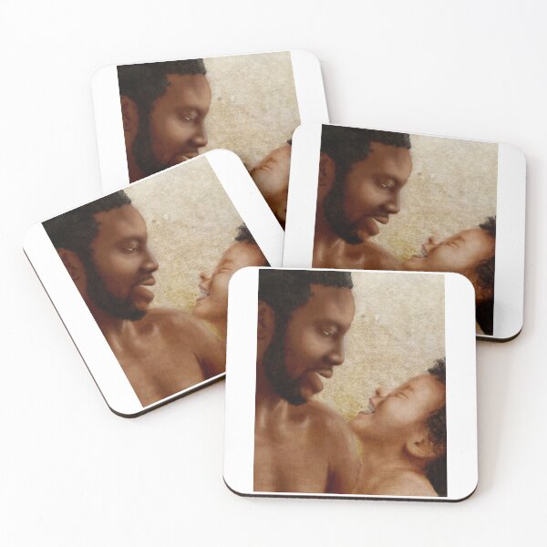 Item preview, Portrait of Father and Son, Fatherly Love designed and sold by Audrey Janvier | AJD.