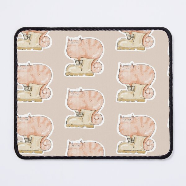Item preview, Cute Ginger Cat In A Boot Refusing To Hike designed and sold by Julia Sol.