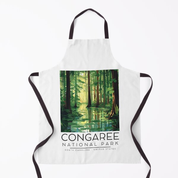 Item preview, A Vintage Illustration of Congaree National Park - South Carolina - US designed and sold by GoodOldVintage.