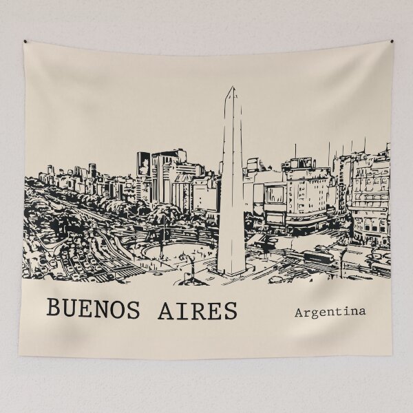 Item preview, Buenos Aires Argentina designed and sold by Lakeric Cityscapes.