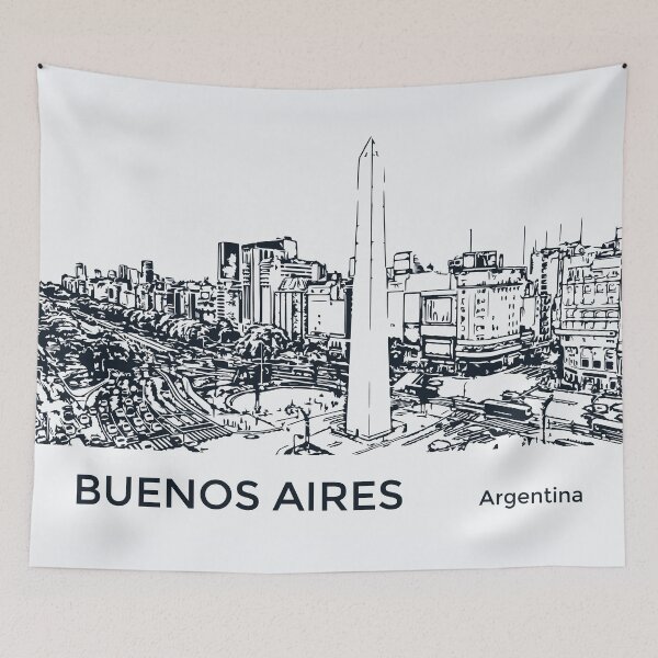 Item preview, Buenos Aires Argentina designed and sold by Lakeric Cityscapes.