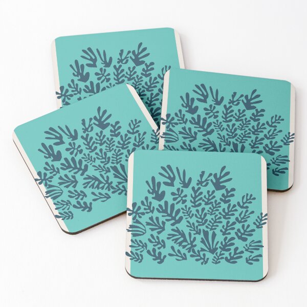 Item preview, Henri Matisse Flower, Paper Decoupes Art mint tones, Matisse Cutout's designed and sold by re-make-.