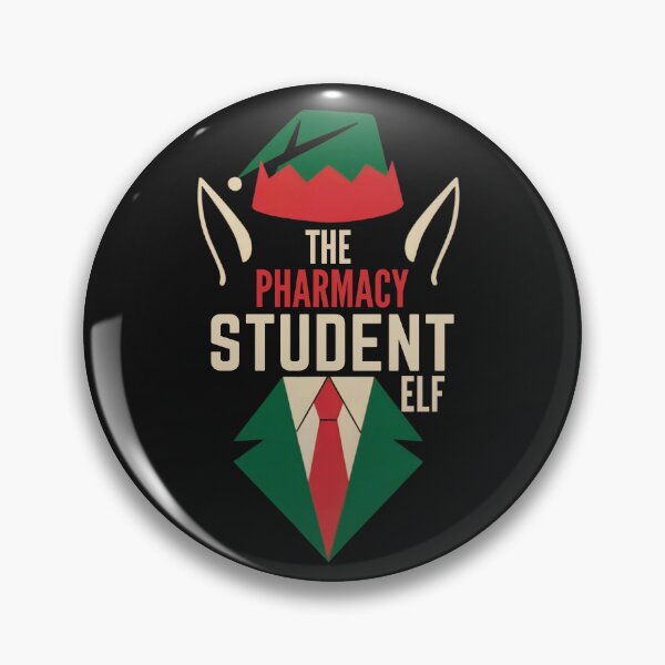 Item preview, The Pharmacy Student Elf, Funny Christmas designed and sold by Anniko Art Studio.