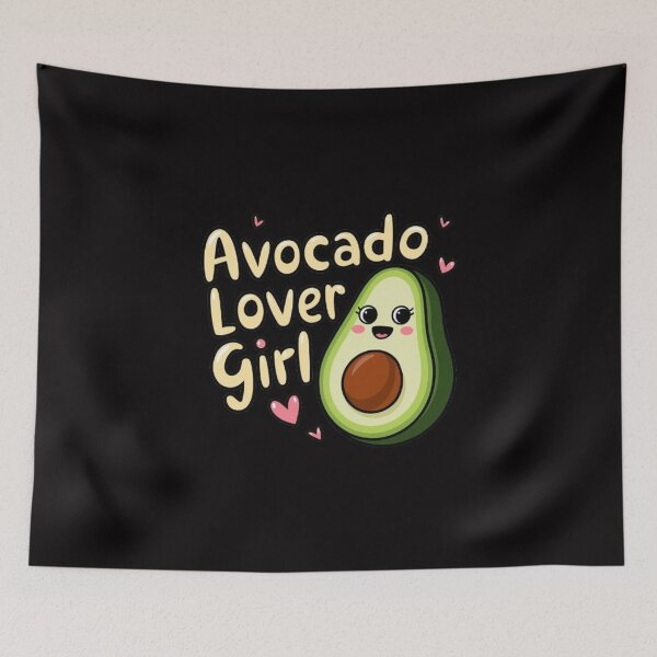 Item preview, Avocado Lover Girl – Fun and Quirky Graphic Tee for Foodie Fans, funny gift  designed and sold by masteryStore.