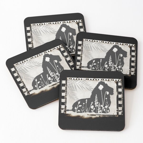 Item preview, Wildlife in Focus.Lion's grunge film frame. designed and sold by JAGA-ALIME.