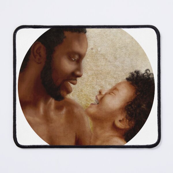 Item preview, Portrait of Father and Son, Fatherly Love designed and sold by Audrey Janvier | AJD.