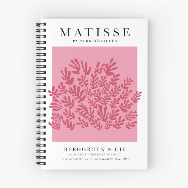 Item preview, Henri Matisse Flower, Paper Decoupes Art red tones, Matisse Cutout's designed and sold by re-make-.