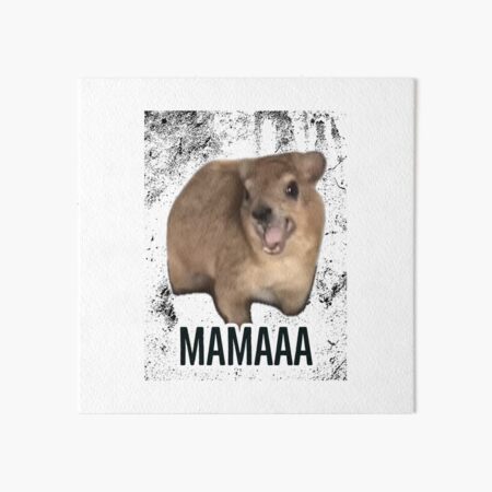 Vista previa del artículo con la obra «Hyrax Mama», diseñado y vendido por sandza.