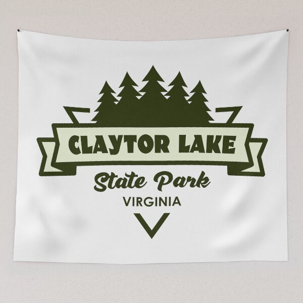 Item preview, Claytor Lake State Park Virginia Trees And Ribbon designed and sold by bivenart.