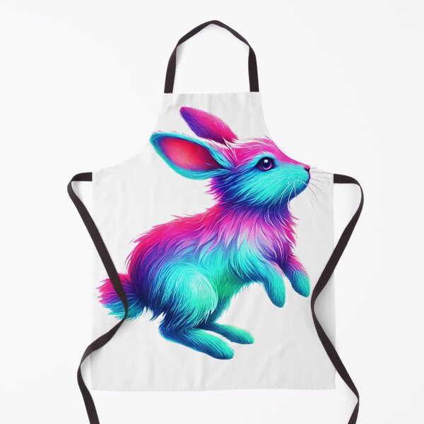 Item preview, Jumping Rainbow Bunny Art designed and sold by takeng07.