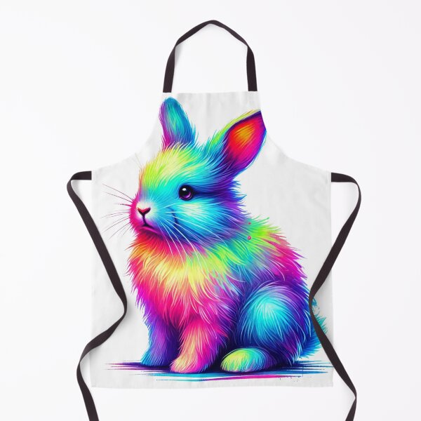 Item preview, Color Burst Bunny Fantasy Art designed and sold by takeng07.