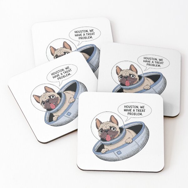 Item preview, Houston, we have a problem | Cute pug astronaut riding in a ufo | Pug series designed and sold by pafkrusk.