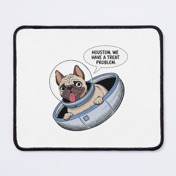 Item preview, Houston, we have a problem | Cute pug astronaut riding in a ufo | Pug series designed and sold by pafkrusk.