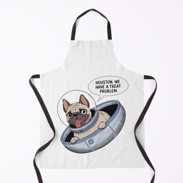 Item preview, Houston, we have a problem | Cute pug astronaut riding in a ufo | Pug series designed and sold by pafkrusk.