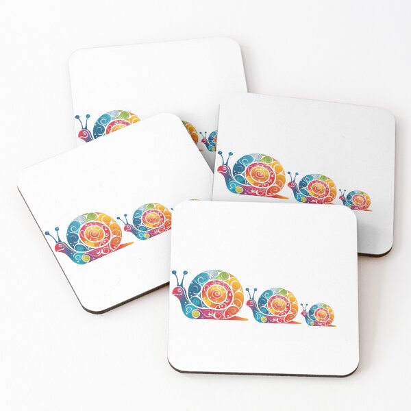 Item preview, colorful snail family designed and sold by ERA369.