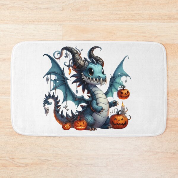 Item preview, CUTE HALLOWEEN BLUE DRAGON  designed and sold by AJCIShop.