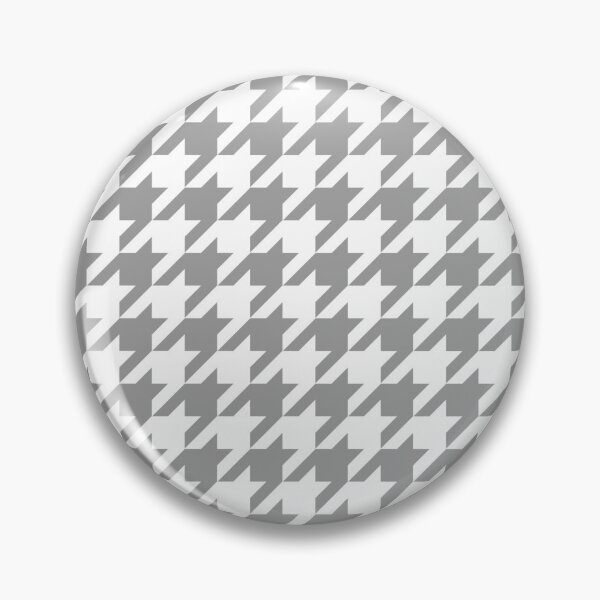 Item preview, Grey White Houndstooth Pattern Design designed and sold by PatternTitan.