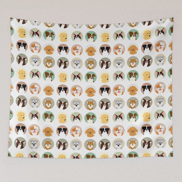 Item preview, Adorable dogs in circles designed and sold by You Store.