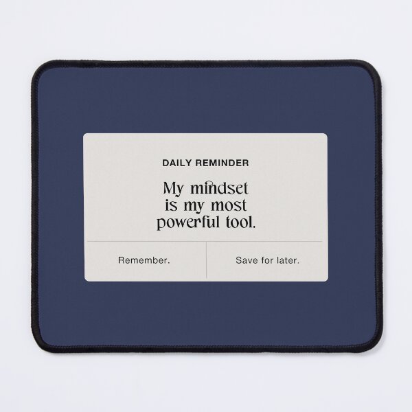 Item preview, Motivation reminder. My mindset is my most powerful tool. designed and sold by CoCoArt-Ua.
