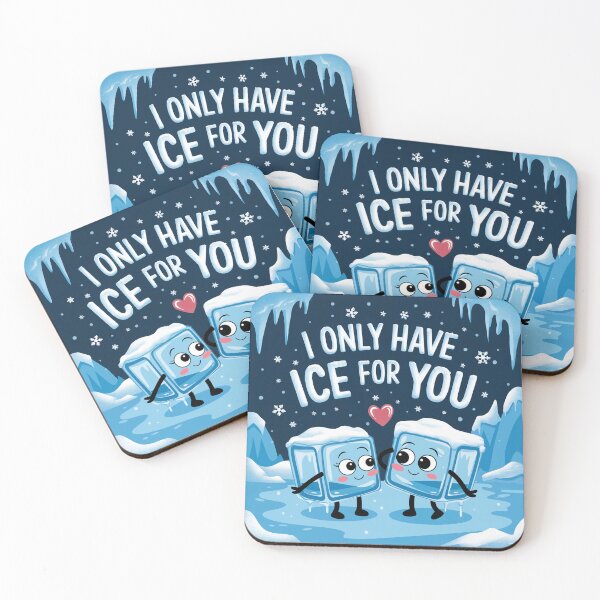Item preview, I Only Have Ice for You – Cute Winter-Themed Ice Cube Design designed and sold by UrbanPopDesigns.