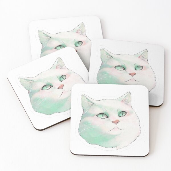 Item preview, shiney white cat designed and sold by RamsesLw.