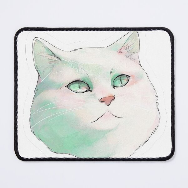 Item preview, shiney white cat designed and sold by RamsesLw.