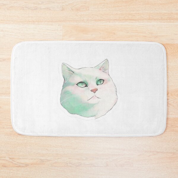 Item preview, shiney white cat designed and sold by RamsesLw.