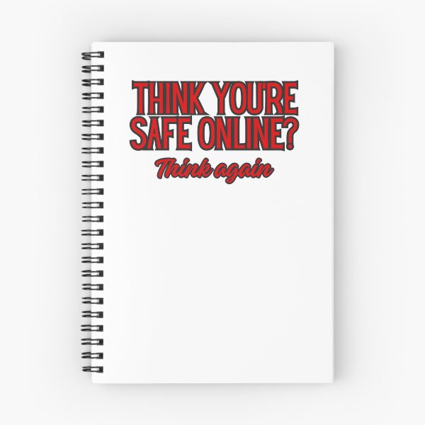 Item preview, Think you’re safe online? Think again designed and sold by ladylalitafanta.