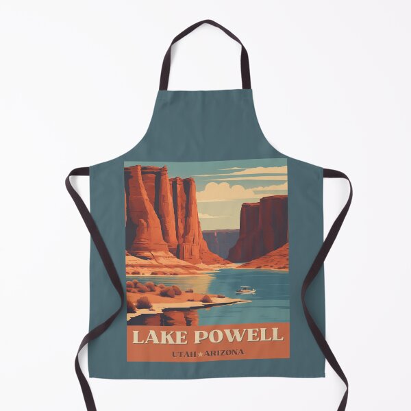 Item preview, Vintage Style Lake Powell Utah Arizona USA designed and sold by FarmOfCuties.