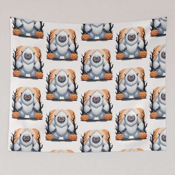 Item preview, Halloween Cartoon Yeti designed and sold by Krieghorn.