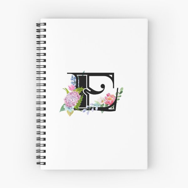 Aperçu de l'œuvre Lettre florale aquarelle E créée et vendue par Grafixmom.